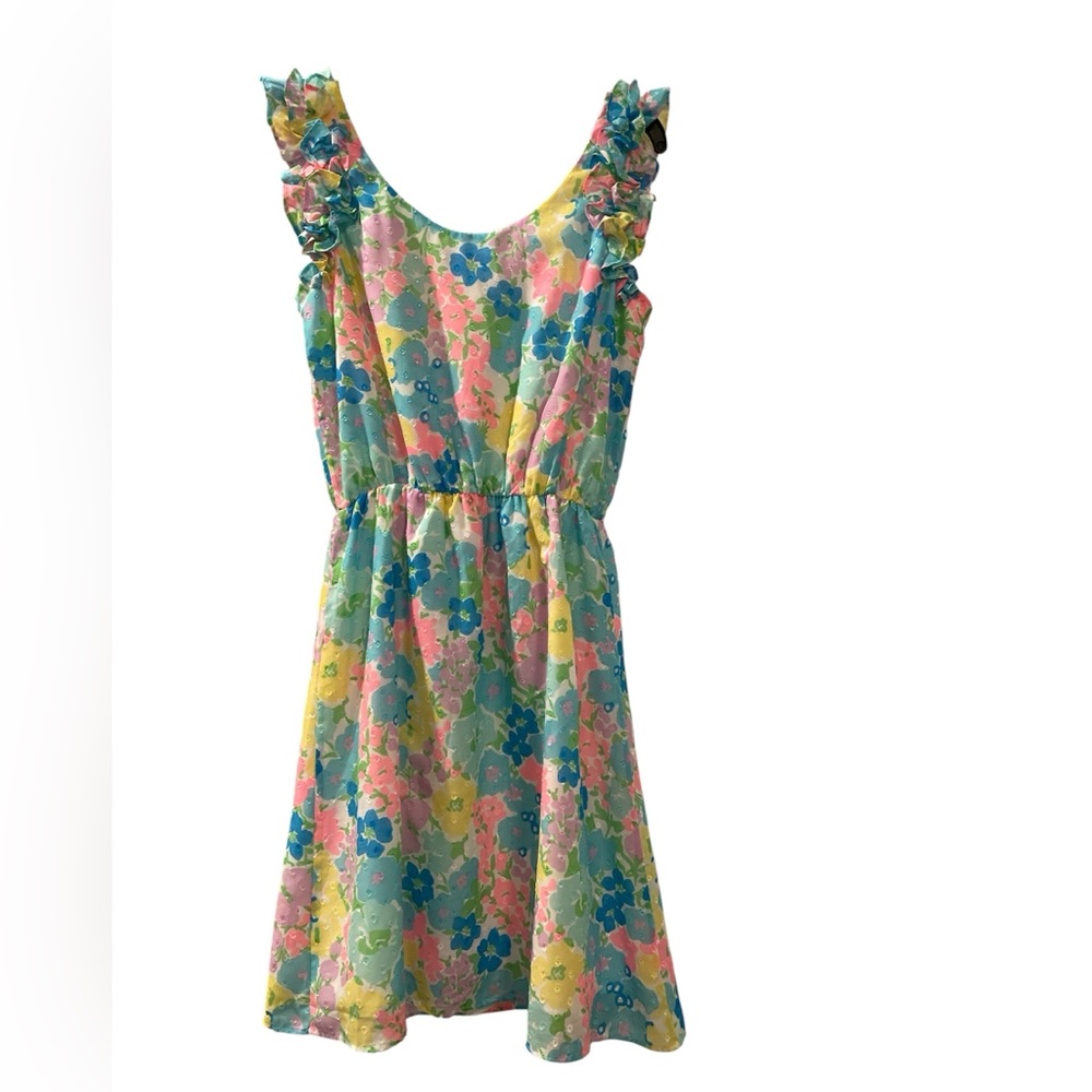 Lilly Pulitzer Floral Sleeveless Dress Size S - Picture 3 of 6